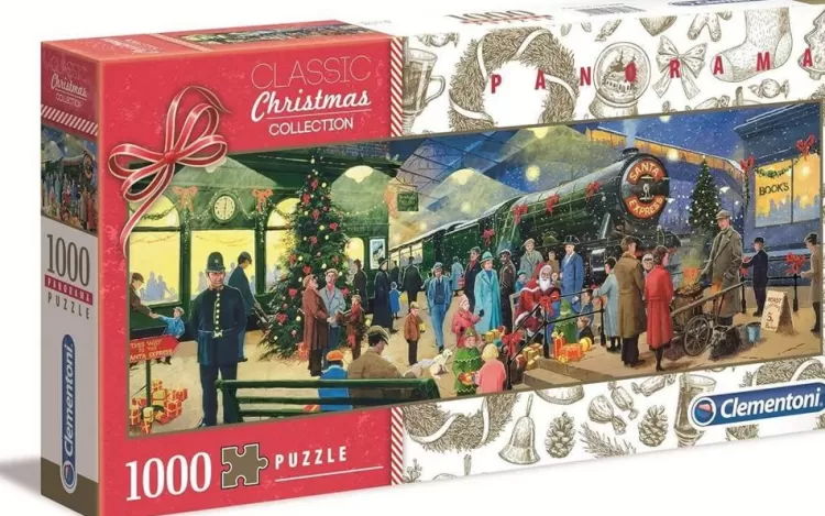 Clementoni Christmas* - Christmas Centre Express Locomotive - 1000 Piece Jigsaw Puzzle