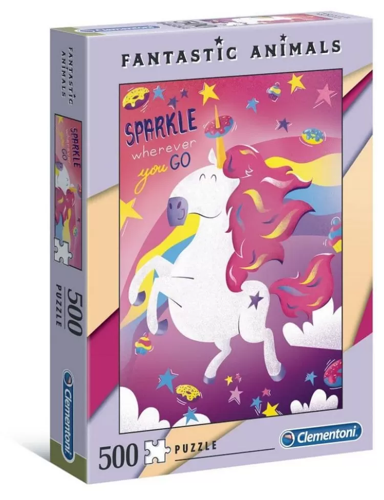 Clementoni Animals & Wildlife* - Fantastic Animals Unicorn - 500 Piece Jigsaw Puzzle