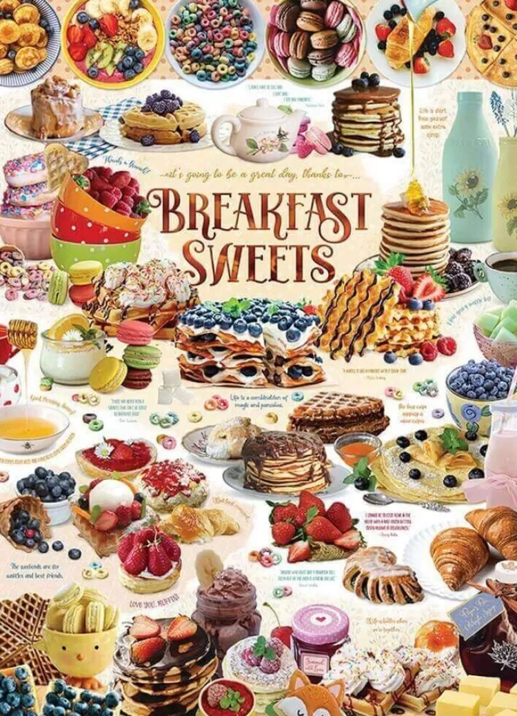 Cobble Hill Food & Drink* - Breakfast Sweets - 1000 Piece Jigsaw Puzzle