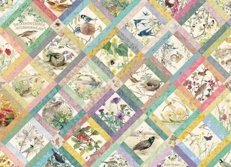 Cobble Hill Art* - Country Diary Quilt - 1000 Piece Jigsaw Puzzle