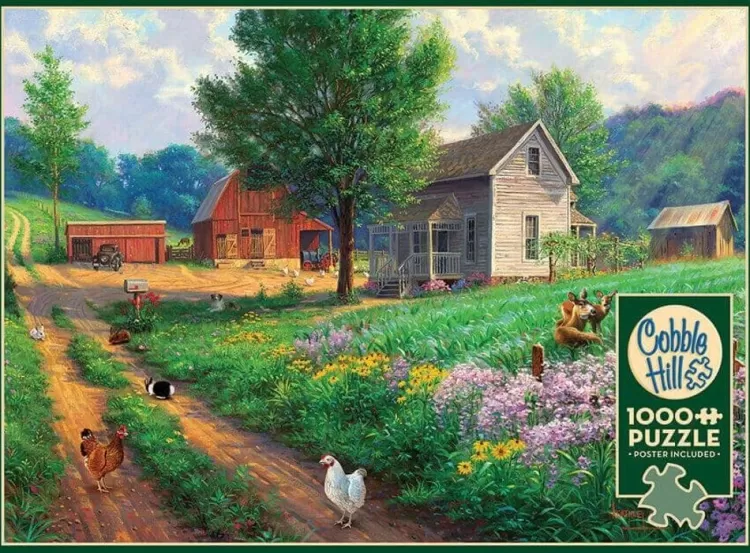 Cobble Hill Landscape* - Farm Country - 1000 Piece Jigsaw Puzzle