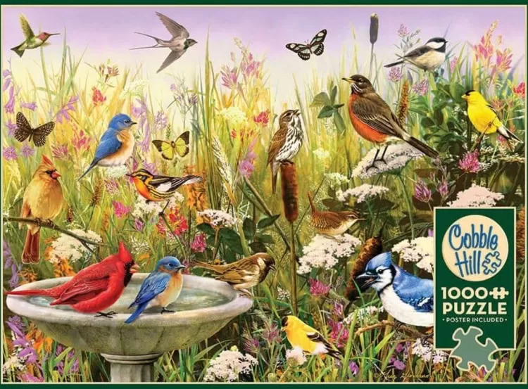 Cobble Hill Animals & Wildlife* - Feathered Friends - 1000 Piece Jigsaw Puzzle