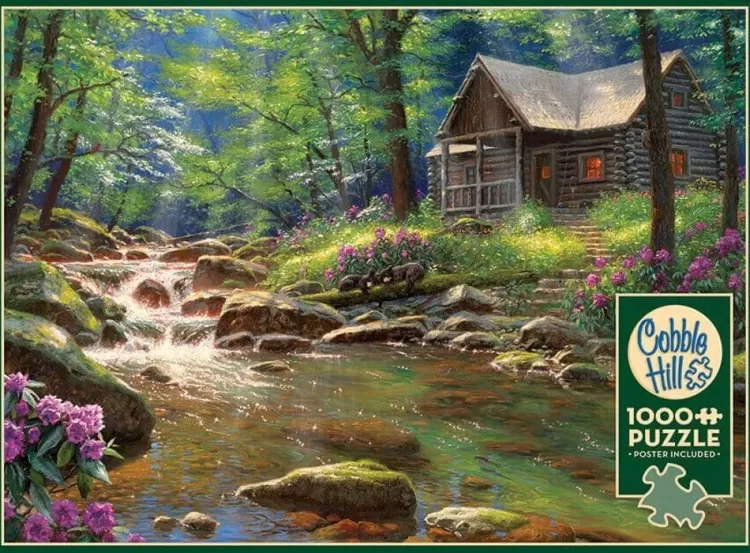 Cobble Hill Pastimes* - Fishing Cabin - 1000 Piece Jigsaw Puzzle