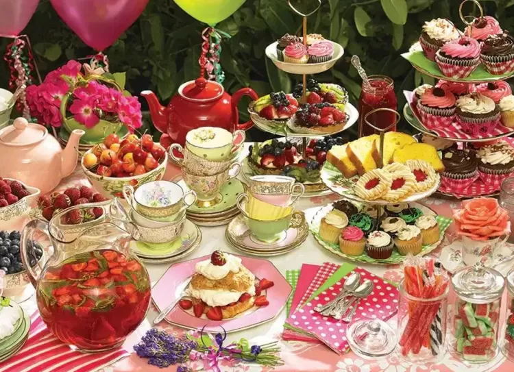 Cobble Hill Food & Drink* - Garden Party - 1000 Piece Jigsaw Puzzle