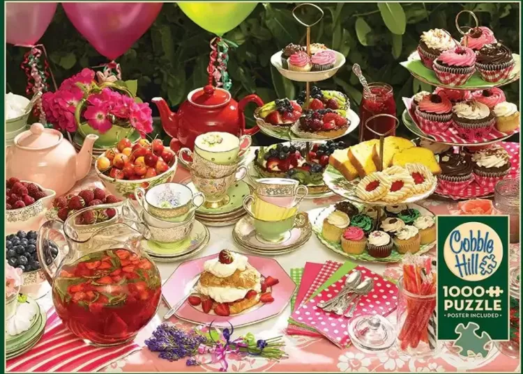 Cobble Hill Food & Drink* - Garden Party - 1000 Piece Jigsaw Puzzle