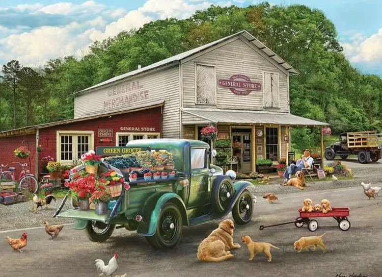 Cobble Hill Locations & Buildings* - General Store - 1000 Piece Jigsaw Puzzle