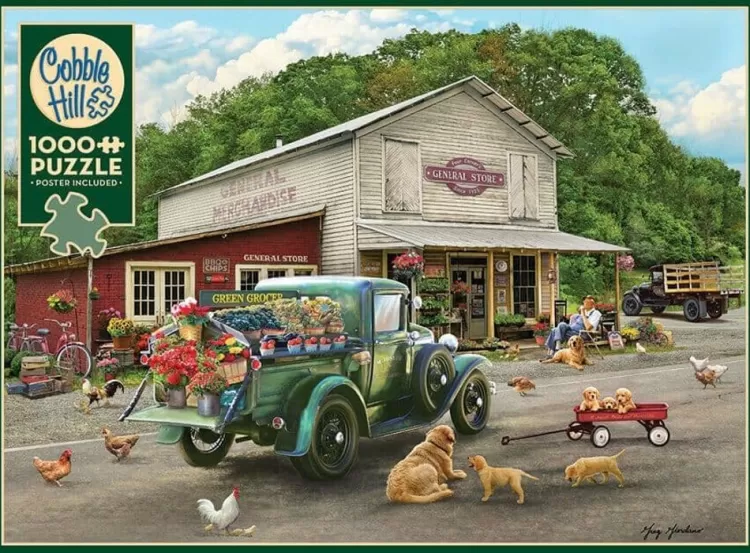 Cobble Hill Locations & Buildings* - General Store - 1000 Piece Jigsaw Puzzle