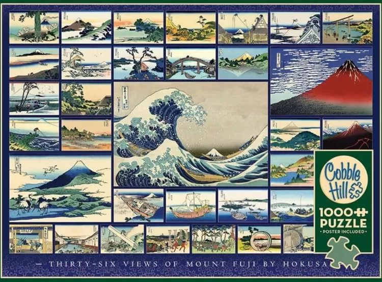 Cobble Hill Art* - Hokusai - 1000 Piece Jigsaw Puzzle