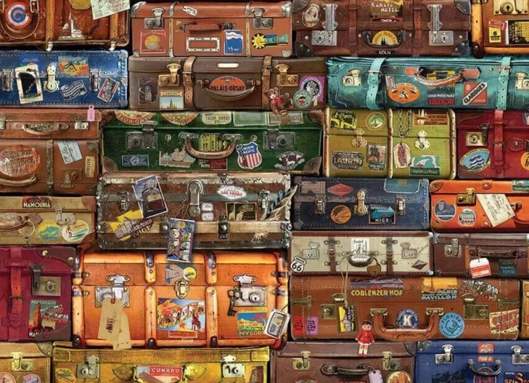 Cobble Hill Pastimes* - Luggage - 1000 Piece Jigsaw Puzzle