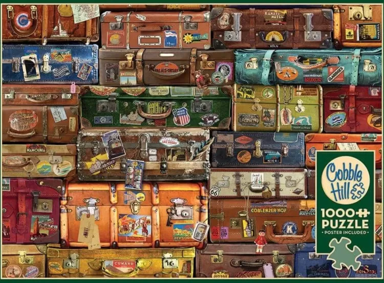 Cobble Hill Pastimes* - Luggage - 1000 Piece Jigsaw Puzzle