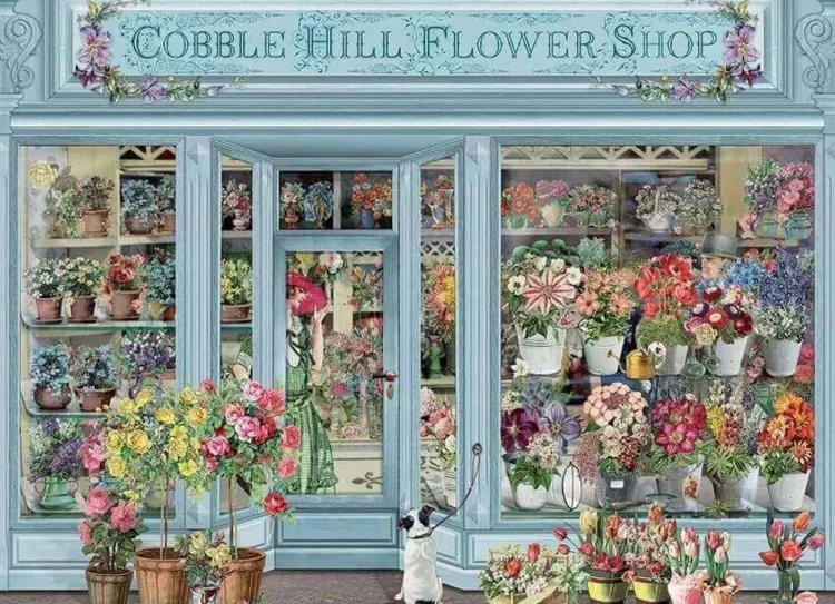 Cobble Hill Flowers & Gardens* - Parisian Flowers - 1000 Piece Jigsaw Puzzle