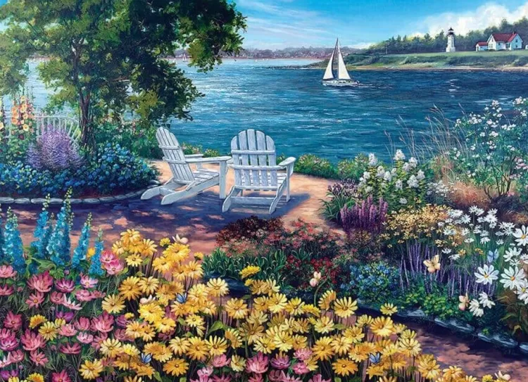 Cobble Hill Landscape* - Seashore - 1000 Piece Jigsaw Puzzle