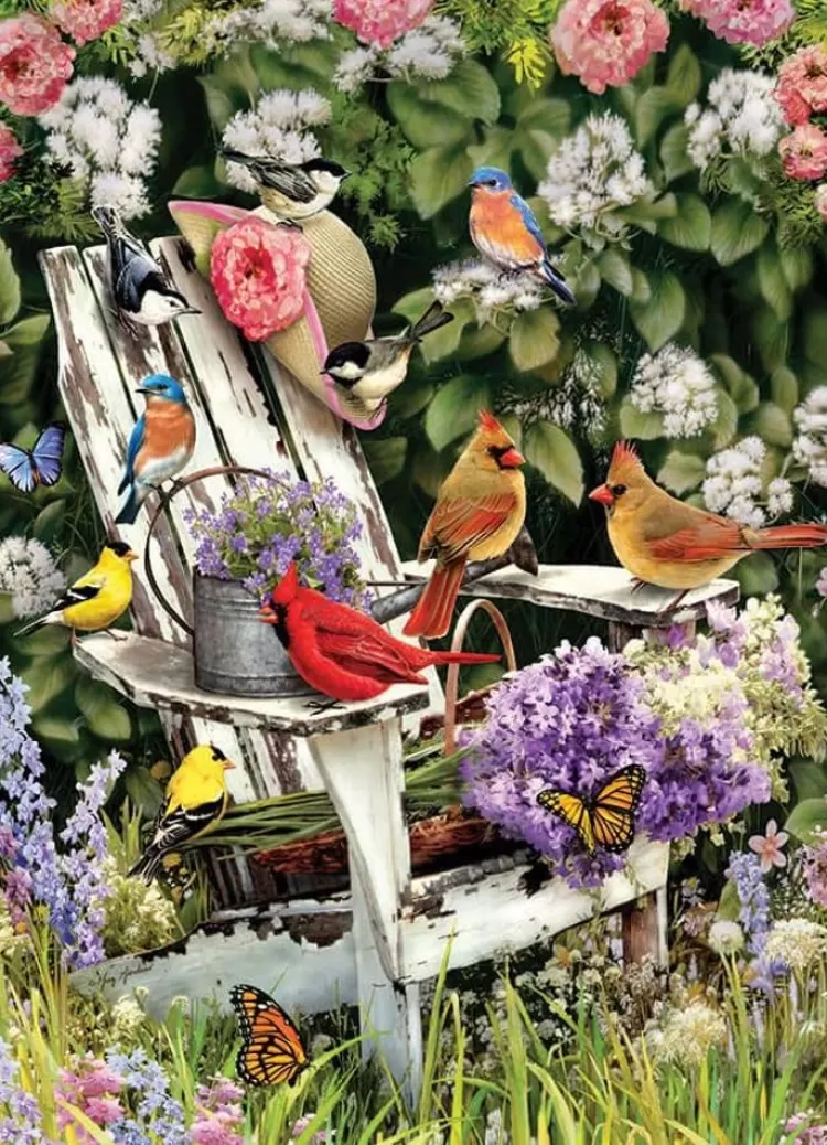 Cobble Hill Landscape* - Summer Adirondack Birds - 1000 Piece Jigsaw Puzzle