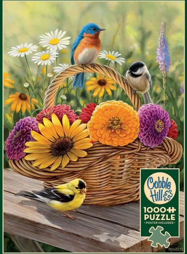 Cobble Hill Pastimes* - Summer Bouquet - 1000 Piece Jigsaw Puzzle