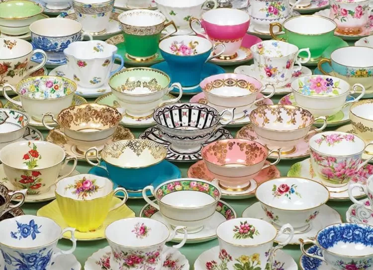 Cobble Hill Food & Drink* - Teacups - 1000 Piece Jigsaw Puzzle