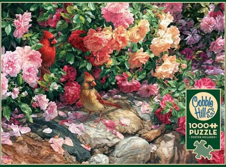 Cobble Hill Flowers & Gardens* - The Garden Wall - 1000 Piece Jigsaw Puzzle