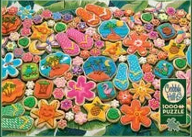 Cobble Hill Food & Drink* - Tropical Cookies - 1000 Piece Jigsaw Puzzle