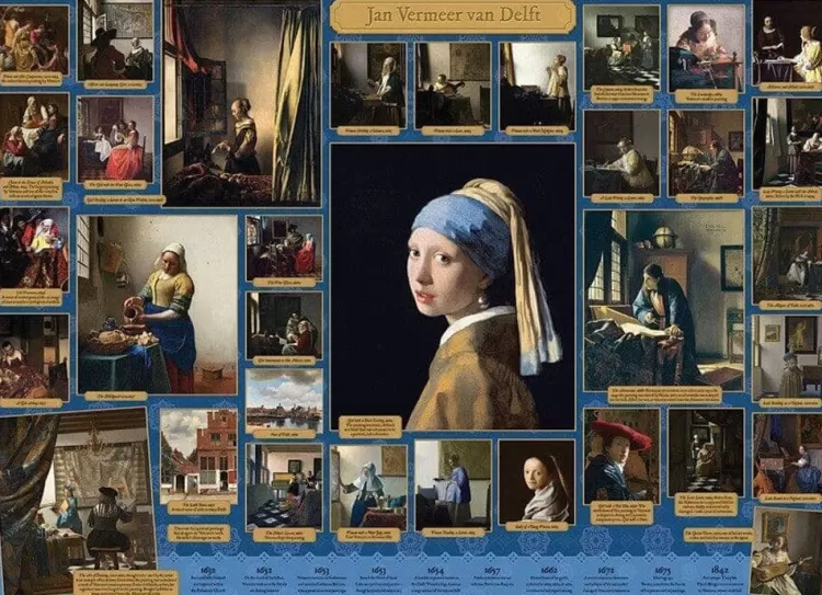 Cobble Hill Art* - Vermeer - 1000 Piece Jigsaw Puzzle