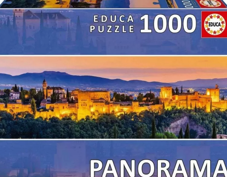 Educa Panoramic* - Alhambra - Granada Panorama - 1000 Piece Jigsaw Puzzle