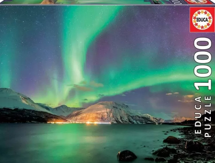 Educa Landscape* - Aurora Borealis - 1000 Piece Jigsaw Puzzle