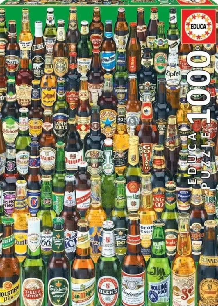 Educa Food & Drink* - Beers - 1000 Piece Jigsaw Puzzles