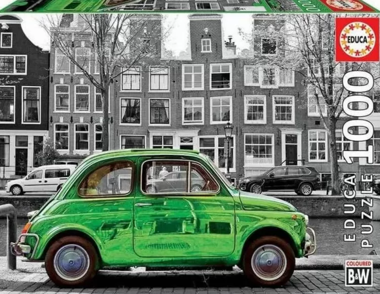 Educa Trains & Transport* - Car In Amsterdam - 1000 Piece Jigsaw Puzzle