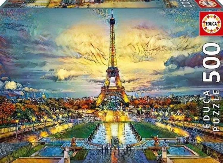 Educa Locations & Buildings* - Eiffel Tower - 500 Piece Jigsaw Puzzle