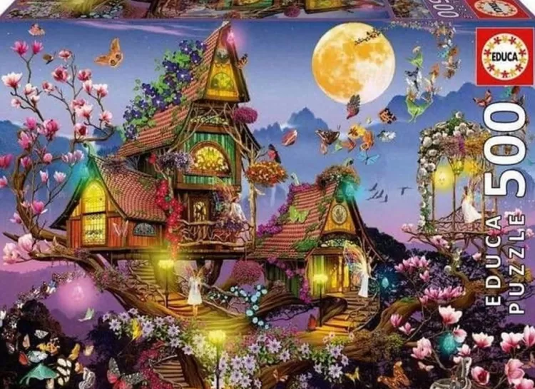 Educa Fantasy* - Fairy House - 500 Piece Jigsaw Puzzle