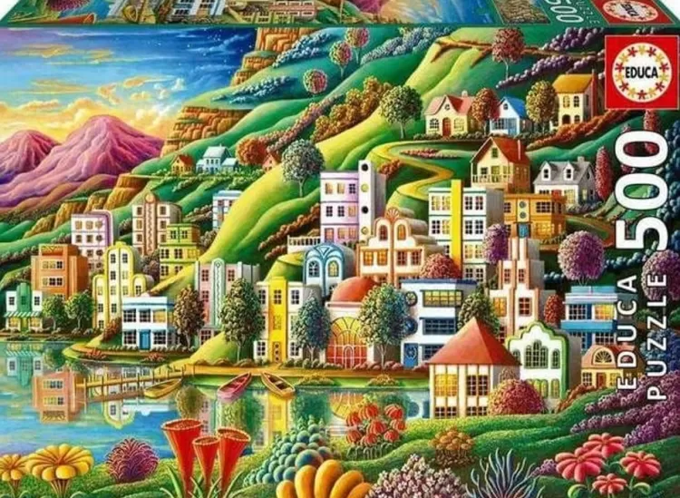 Educa Landscape* - Hidden Harbour - 500 Piece Jigsaw Puzzle