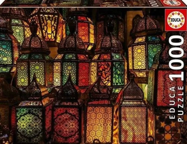 Educa Challenging* - Lantern Collage - 1000 Piece Jigsaw Puzzle