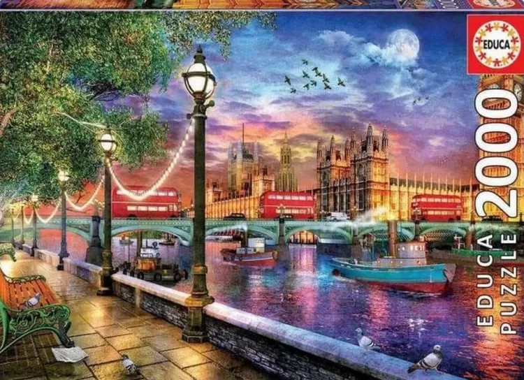 Educa London* - London At Sunset - 2000 Piece Jigsaw Puzzle