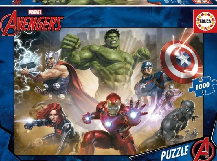 Educa Sound & Screen* - Marvel Avengers - 1000 Piece Jigsaw Puzzles