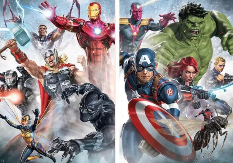 Educa Sound & Screen* - Marvel Avengers - 2 X 500 Piece Jigsaw Puzzle