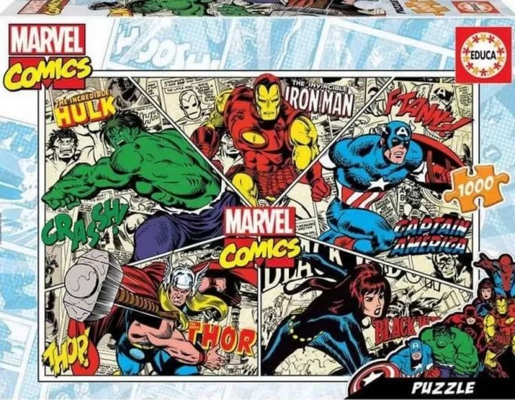 Educa Sound & Screen* - Marvel Comics - 1000 Piece Jigsaw Puzzle