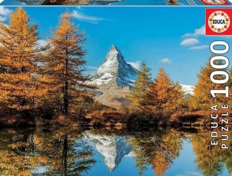 Educa Locations & Buildings* - Matterhorn Mountain Autumn - 1000 Piece Jigsaw Puzzle