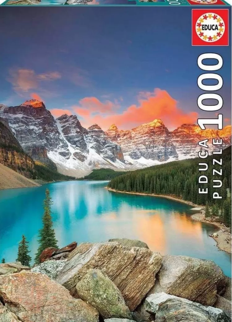 Educa Locations & Buildings* - Moraine Lake - Canada - 1000 Piece Jigsaw Puzzle