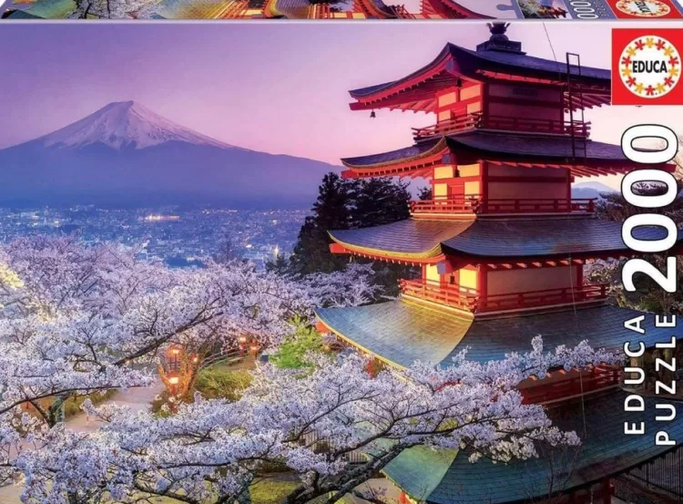 Educa Locations & Buildings* - Mount Fuji, Japan - 2000 Piece Jigsaw Puzzle