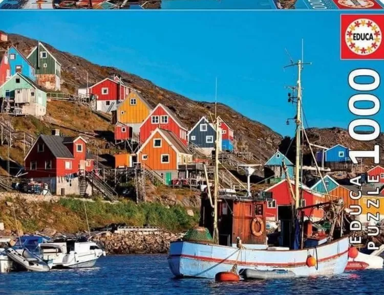 Educa Locations & Buildings* - Nordic Houses - 1000 Piece Jigsaw Puzzle