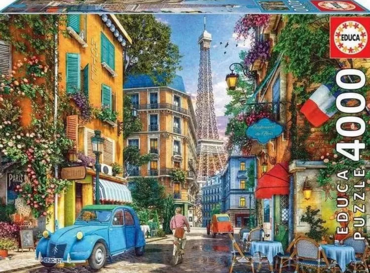 Educa Locations & Buildings* - Old Street Of Paris - 4000 Piece Jigsaw Puzzle