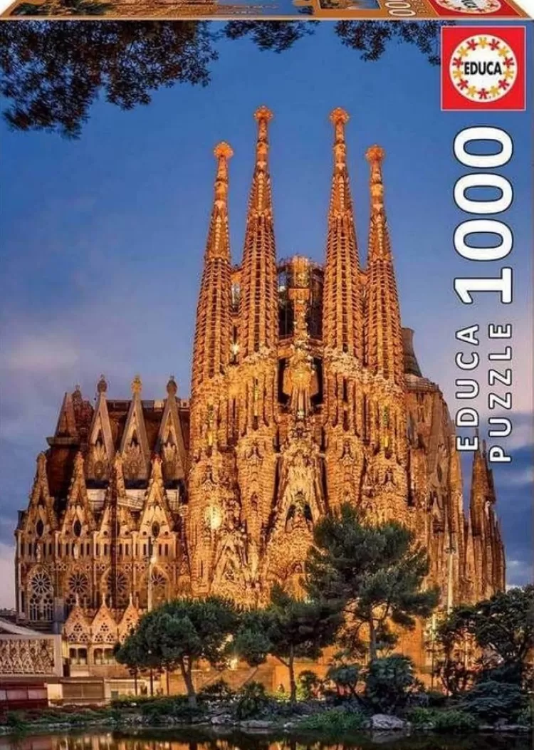 Educa Locations & Buildings* - Sagrada Familia - 1000 Piece Jigsaw Puzzle