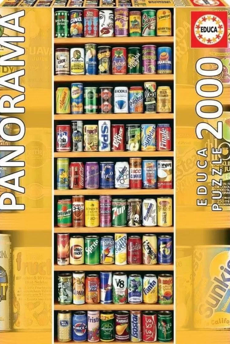 Educa Panoramic* - Soft Cans Panoramic - 2000 Piece Jigsaw Puzzle