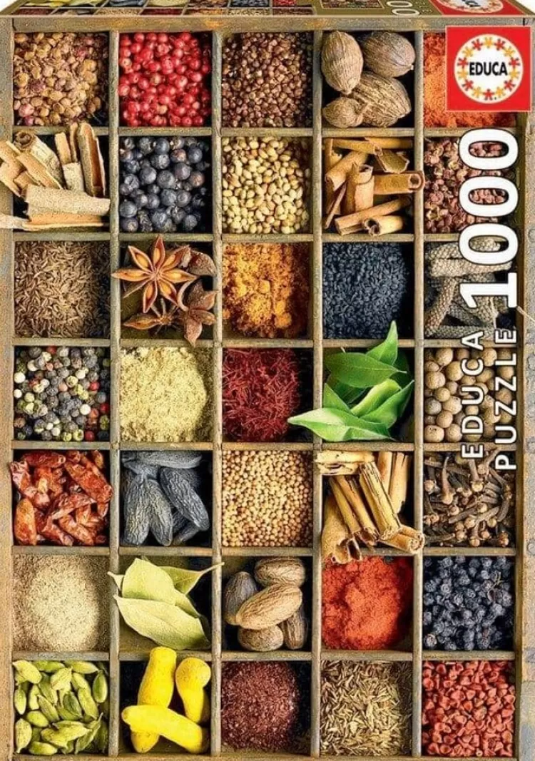 Educa Food & Drink* - Spices - 1000 Piece Jigsaw Puzzles