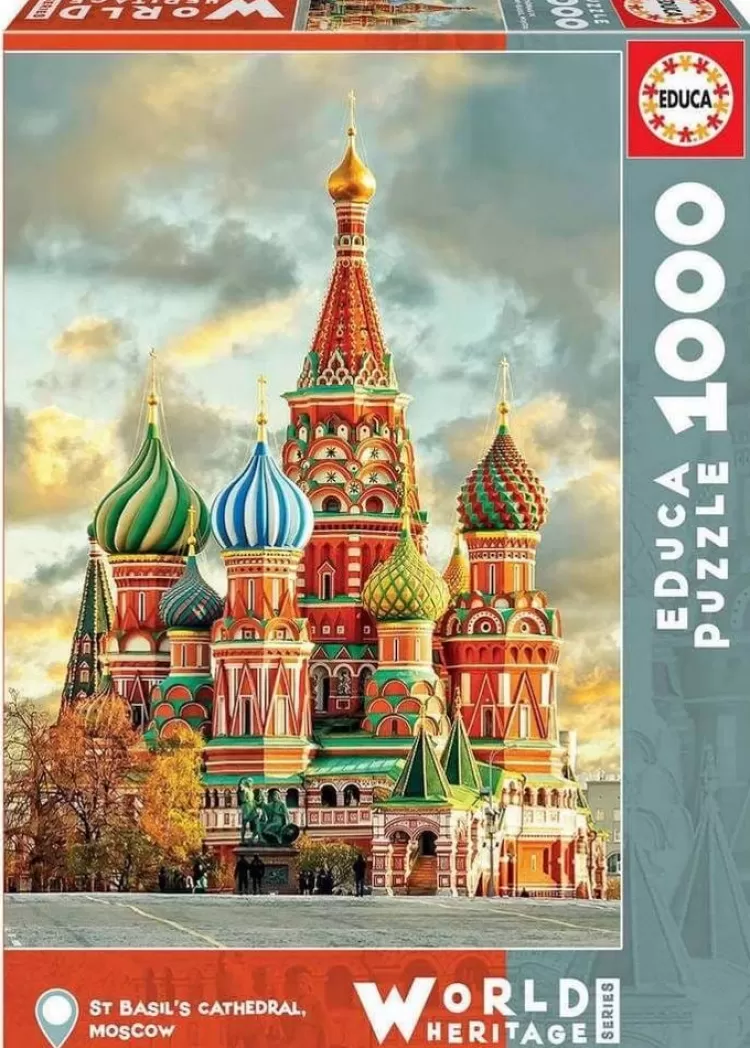 Educa Locations & Buildings* - St Basils Catherdral - Moscow - 1000 Piece Jigsaw Puzzle