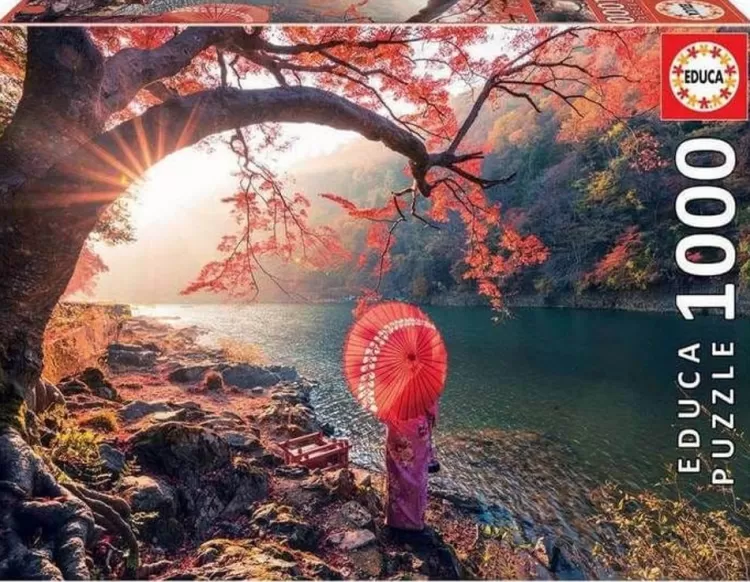 Educa Locations & Buildings* - Sunrise In Katsura River - 1000 Piece Jigsaw Puzzle