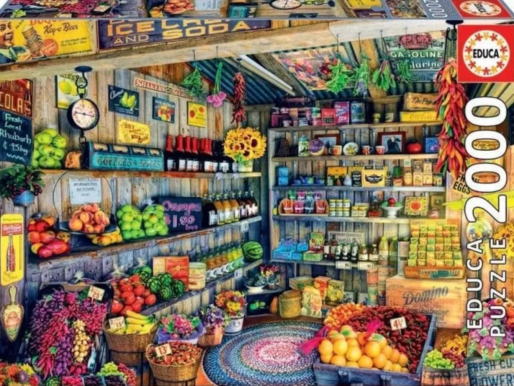 Educa Food & Drink* - The Farmer'S Market - 2000 Piece Jigsaw Puzzle
