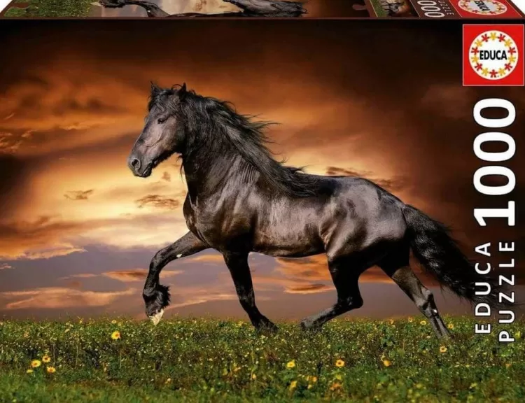 Educa Animals & Wildlife* - Trotting Horse - 1000 Piece Jigsaw Puzzle