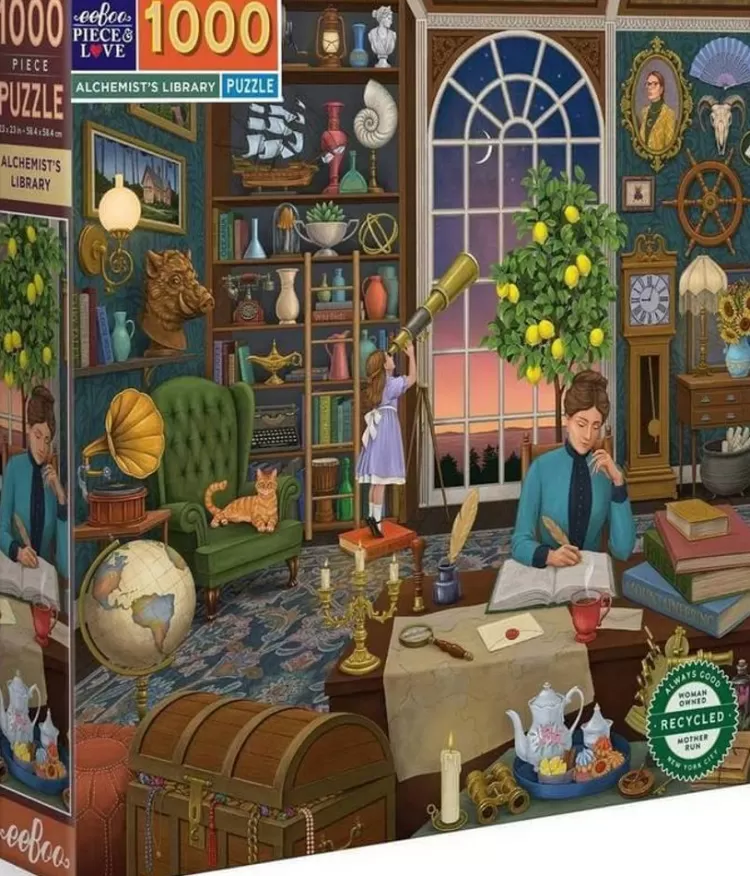 Eeboo Pastimes* - Alchemist Library - 1000 Piece Jigsaw Puzzle