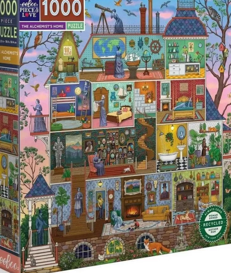 Eeboo Pastimes* - Alchemists Home - 1000 Piece Jigsaw Puzzle