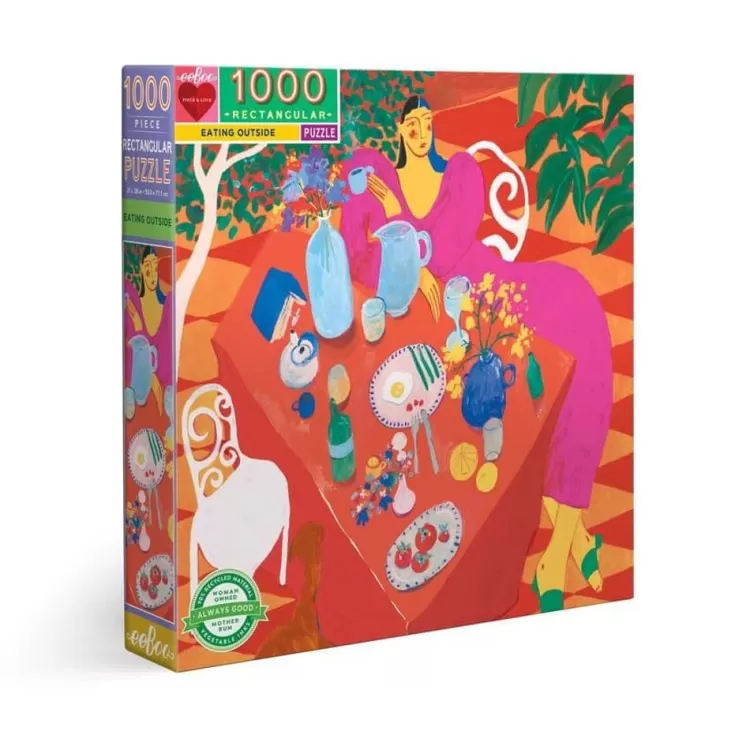 Eeboo Pastimes* - Eating Outside - 1000 Piece Jigsaw Puzzles