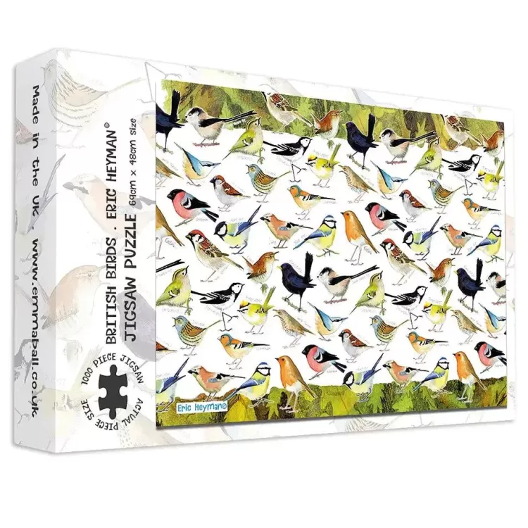 Great British Jigsaws Animals & Wildlife*Emma Ball - British Birds - 1000 Piece Jigsaw Puzzle